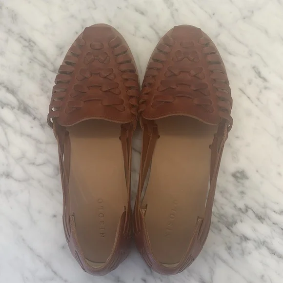 Women's Nisolo Huarache Sandals in Brandy, Size 9 - Picture 3 of 6